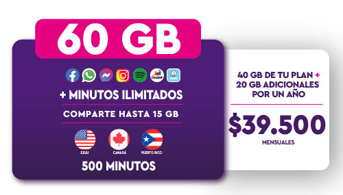 plan 50gb WOM Colombia